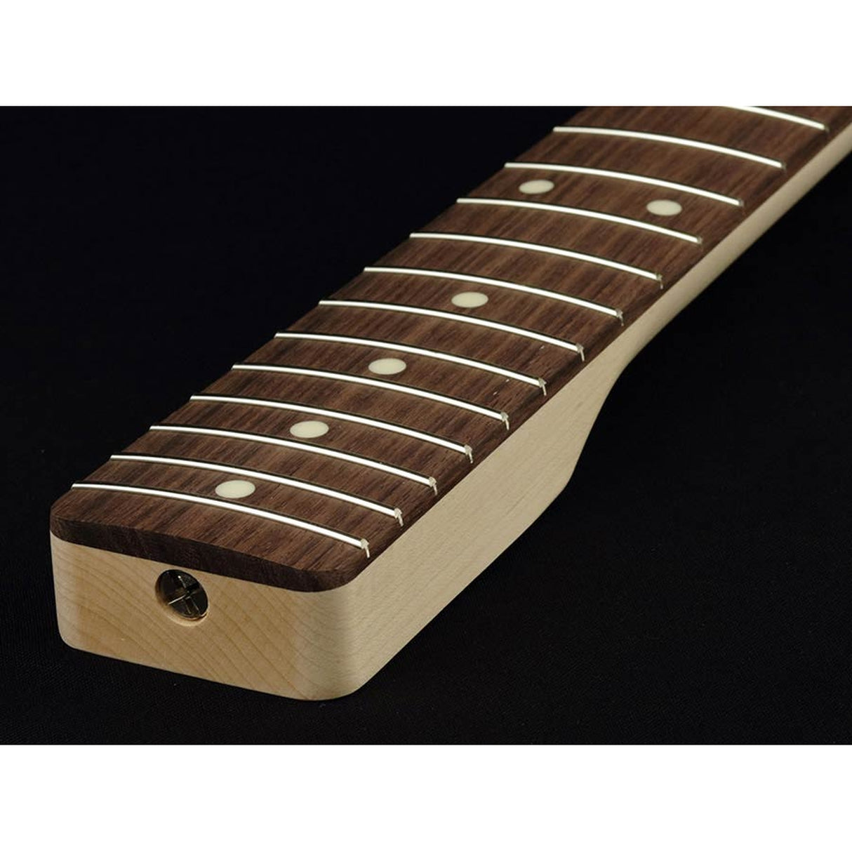 Allparts TRO neck for Telecaster®, rosewood fretboard, 7,25" radius, 21 vintage frets, sanded/unfinished