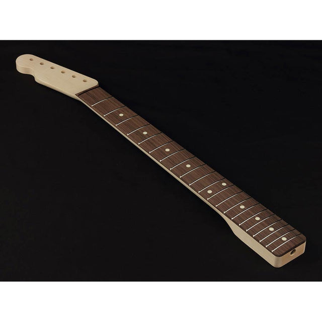 Allparts TROL neck for Telecaster®, left handed, rosewood fretboard, 12", 21 vintage frets, sanded/unfinished