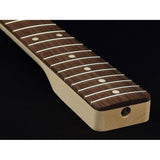 Allparts TROL neck for Telecaster®, left handed, rosewood fretboard, 12", 21 vintage frets, sanded/unfinished