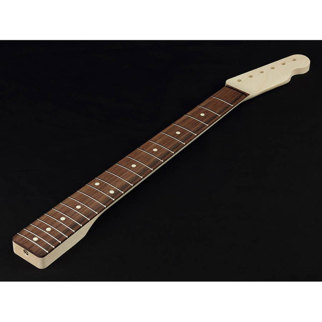 Allparts TROV neck for Telecaster®, profile V, rosewood fretboard, 7,25", 21 vintage frets, sanded/unfinished