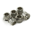 Hosco Japan BU-CBN conversion bushings,10.2mm diameter, nickel, round top, 6 pcs