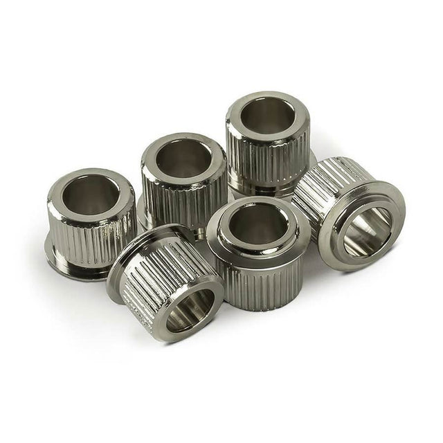 Hosco Japan BU-CBN conversion bushings,10.2mm diameter, nickel, round top, 6 pcs