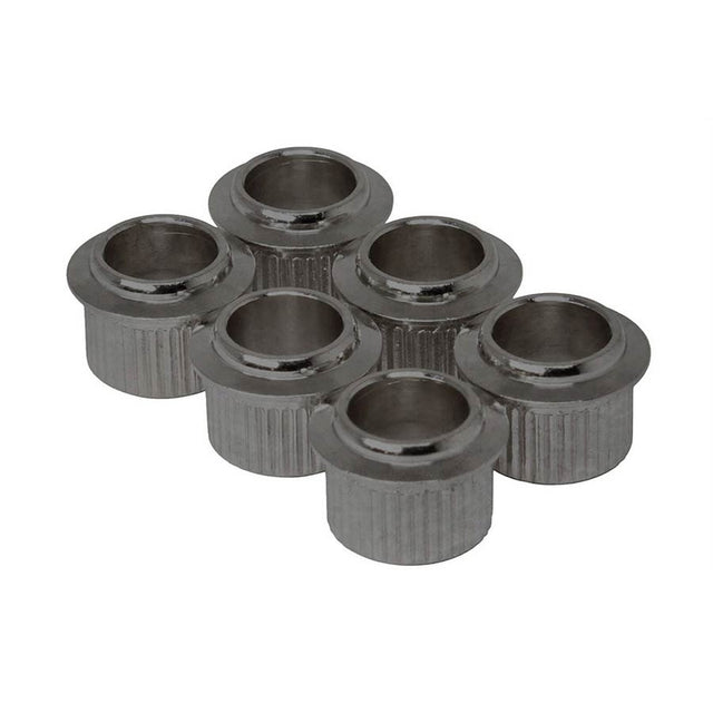 Hosco Japan BU-KAN92 push-fit bushings, aged nickel, round, 9.2mm diameter, 6 pcs