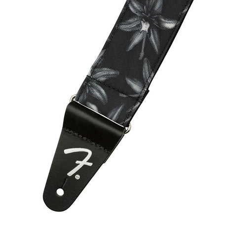 Fender 990719006 2" gitaarband, zwarte bloemen