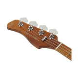 Sire D5 A4L/VW Marcus Miller linkshandige basgitaar 4 snarig passief elzen vintage white