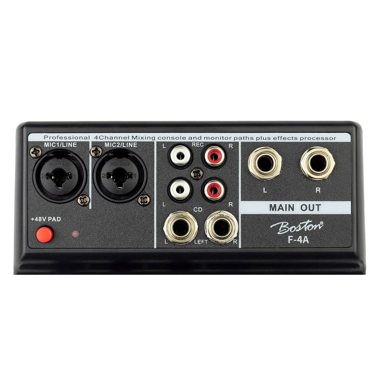 Boston F-4A Mengpaneel 2 mono + 2 stereo inputs