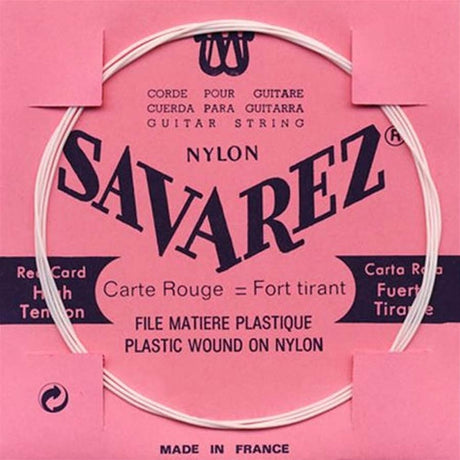 Savarez 528-R Red B-2 snaar, plastic wound