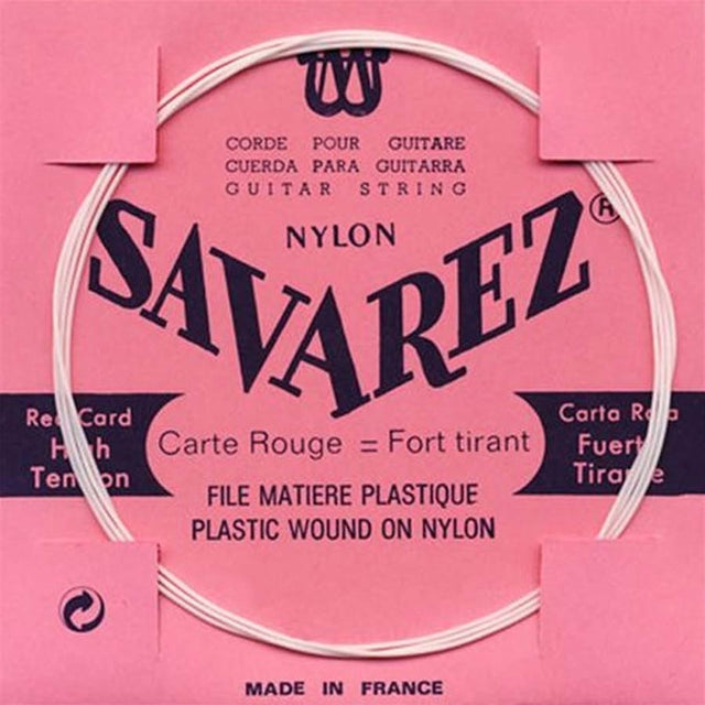 Savarez 528-R Red B-2 snaar, plastic wound