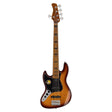 Sire Basses V5 A5L/TS Linkshandige elzenhouten 5-snarige passieve basgitaar tobacco sunburst