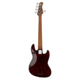 Sire Basses V5 A5L/TS Linkshandige elzenhouten 5-snarige passieve basgitaar tobacco sunburst