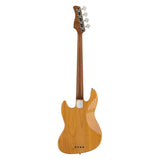 Sire Basses V5 A4F/NT Fretloze elzenhouten 4-snarige passieve basgitaar natuurlijk