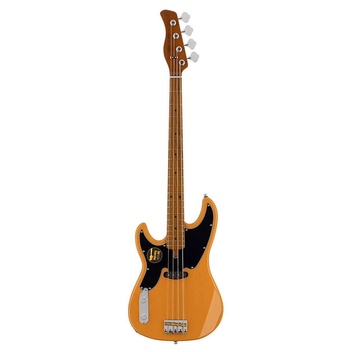 Sire Basses D5 A4L/BB Linkshandige elzenhouten 4-snarige passieve basgitaar butterscotch blond