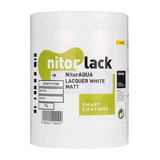 NitorLACK N270711104 Watergedragen Matte Witte Lak - 1000ml