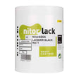 NitorLACK N270712104 watergedragen matte zwarte lak - 1000ml blik