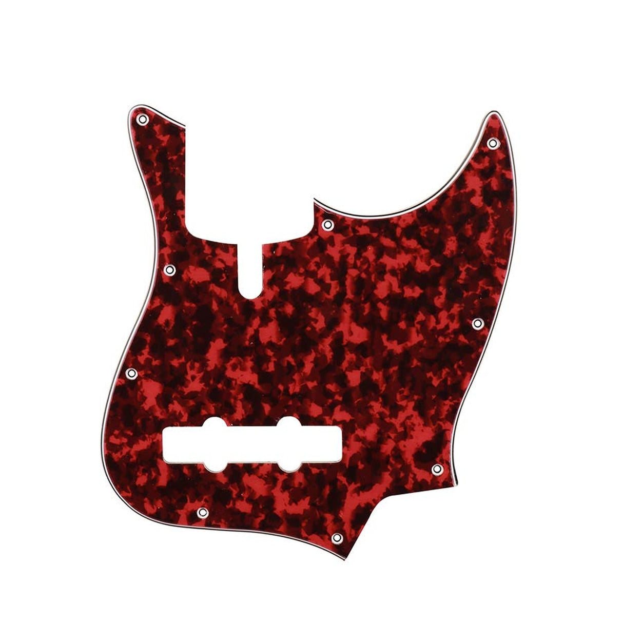 Boston M5V-310-RR pickguard, Sire Marcus Miller V-series 5-string, 3 ply, tiger red