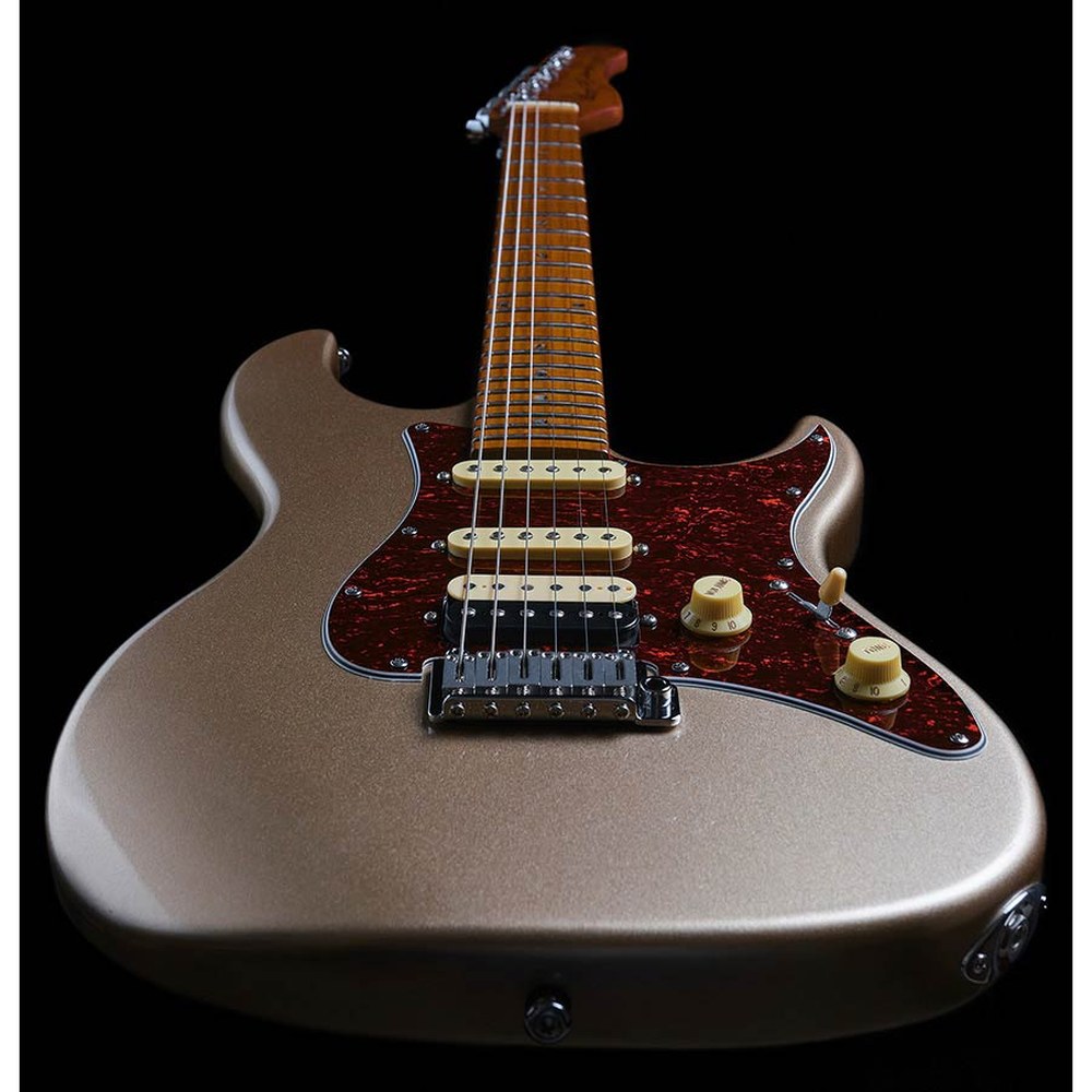 Sire Guitars S7/CGM Elektrische gitaar S-stijl champagne goud metallic