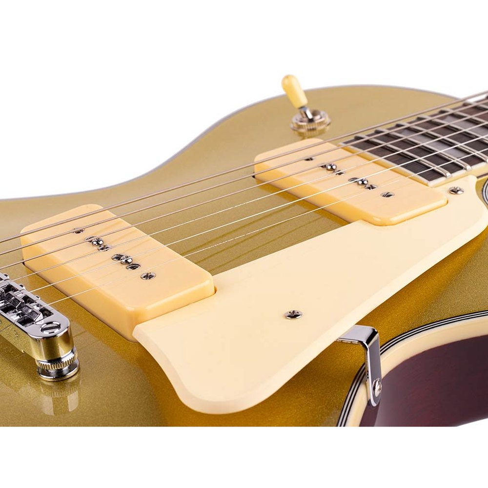 Sire Guitars L7V/GD Elektrische gitaar L-stijl met P90s goldtop