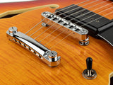 Sire Guitars H7V/CS Elektrische archtop gitaar met P90s cherry sunburst