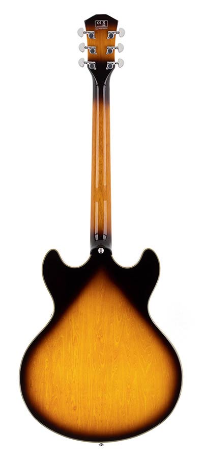 Sire Guitars H7V/VS Elektrische archtop gitaar met P90s vintage sunburst