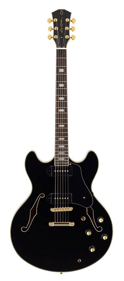 Sire Guitars H7V/BK Elektrische archtop gitaar met P90s zwart