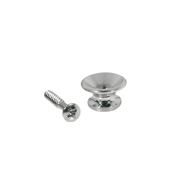 Boston EP-K-N/20 strap buttons, metal, with screw, v-model, diameter 13mm, 20 pcs bulk pack, nickel