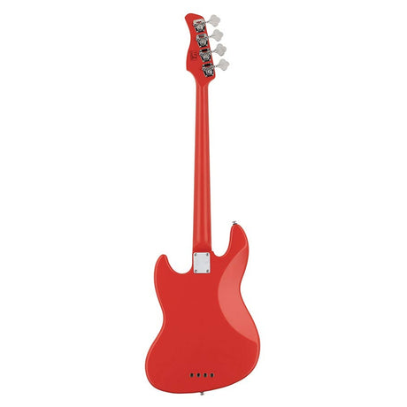 Sire Basses V3P 4/RS 4-snarige passieve basgitaar satijn rood