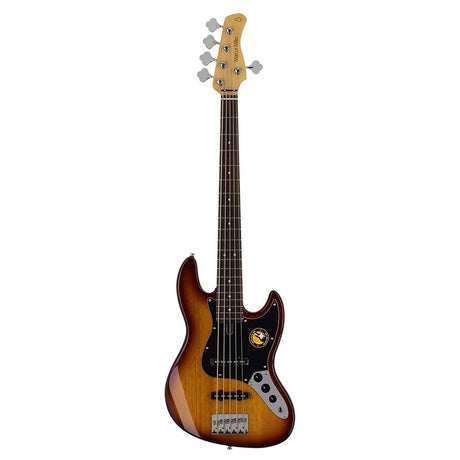 Sire Basses V3P 5/TS 5-snarige passieve basgitaar tobacco sunburst