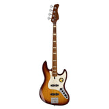 Sire Basses V8 S4/TS Swamp ash 4-snarige actieve basgitaar tobacco sunburst