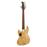 Sire Basses V8 S5/NT Swamp ash 5-snarige actieve basgitaar natuurlijk