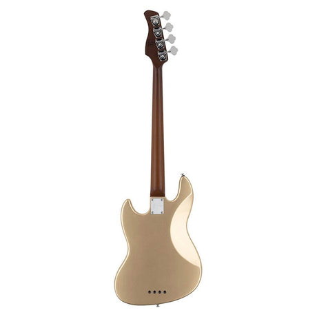 Sire Basses V5 A4/CGM Elzenhouten 4-snarige passieve basgitaar champagne goud metallic