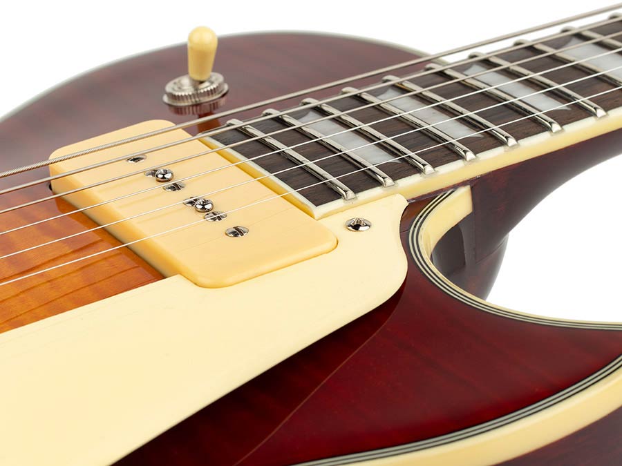 Sire Guitars L7V/TS Elektrische gitaar L-stijl met P90s tobacco sunburst