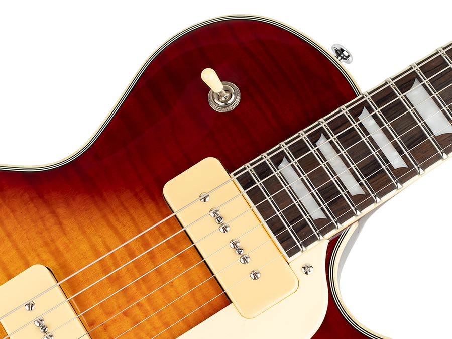 Sire Guitars L7V/TS Elektrische gitaar L-stijl met P90s tobacco sunburst