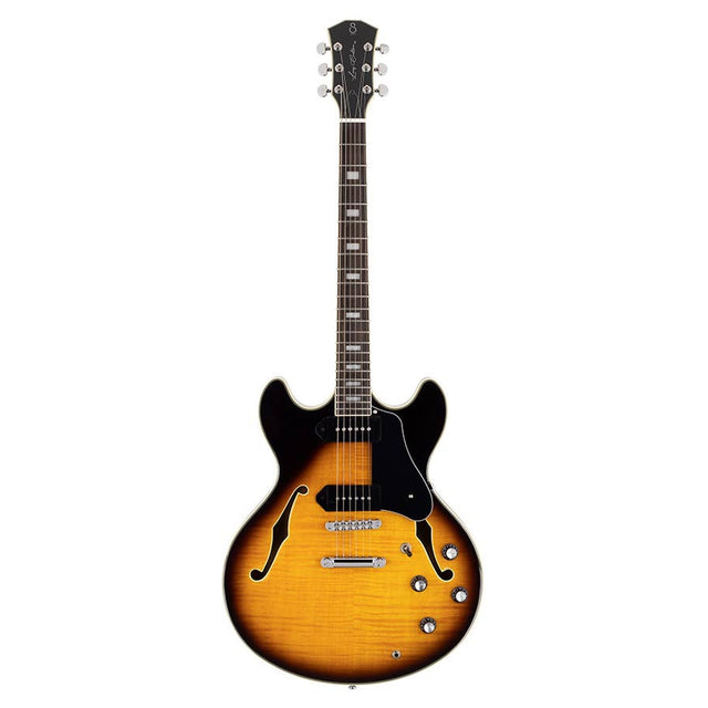 Sire Guitars H7V/VS Elektrische archtop gitaar met P90s vintage sunburst