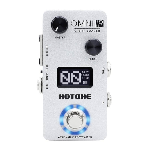 HoTone OMP-6 cabinet IR loader pedaal OMNI IR, met 9V PSU