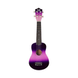 CLX Calista DC2 sopraan ukulele roze met paars