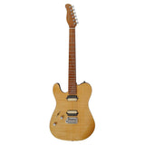 Sire Guitars T7FML/NT Linkshandige elektrische gitaar T-stijl gevlamd esdoorn bovenblad naturel bruin