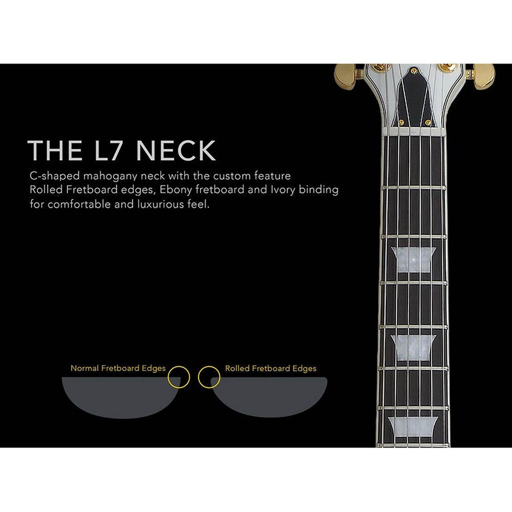 Sire Guitars L7L/BK Linkshandige elektrische gitaar L-stijl zwart