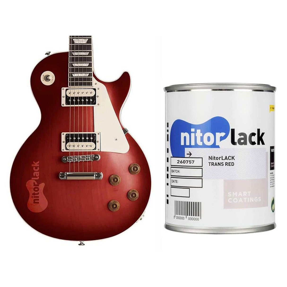 NitorLack nitrocellulose lak transparant rood