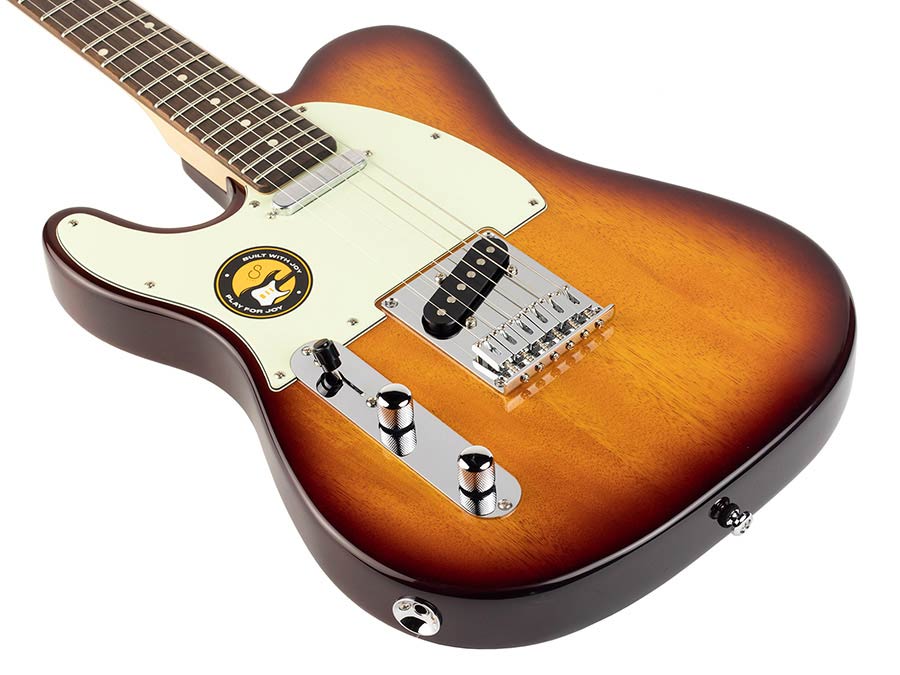 Sire Guitars T3L/TS Linkshandige elektrische gitaar T-stijl tobacco sunburst