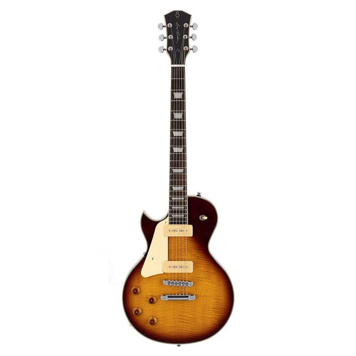 Sire Guitars L7VL/TS Linkshandige elektrische gitaar L-stijl met P90s tobacco sunburst