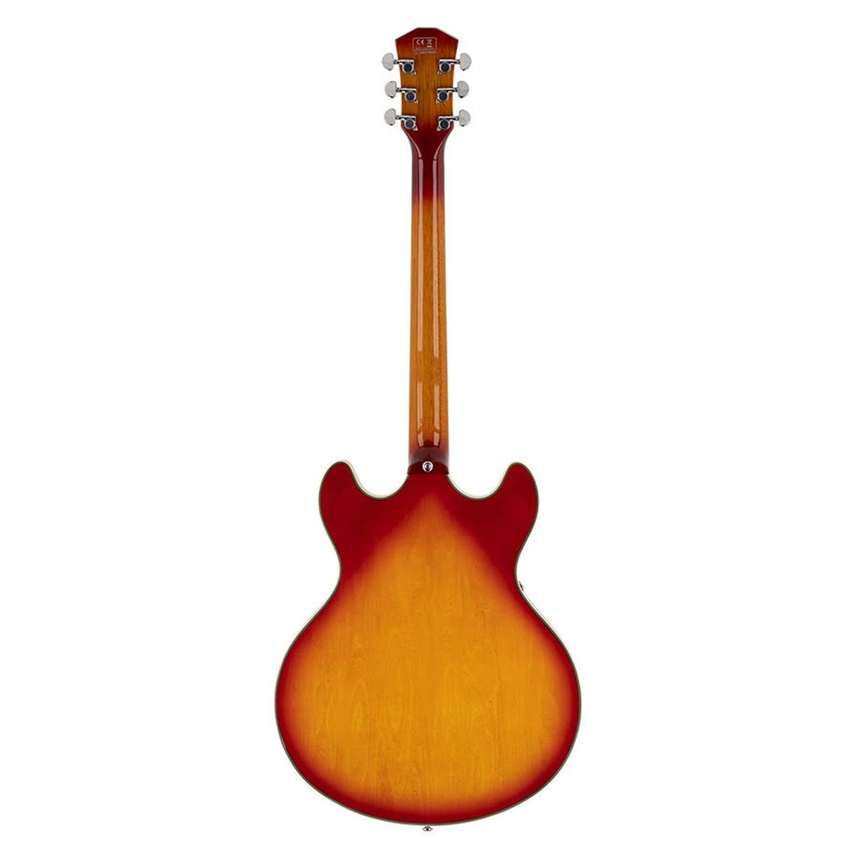 Sire Guitars H7VL/CS Linkshandige elektrische archtop gitaar met P90s cherry sunburst