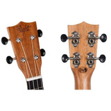 Flight NUS310 Soprano Ukulele met African Sapele Body, Bone Topkam en 12 Frets
