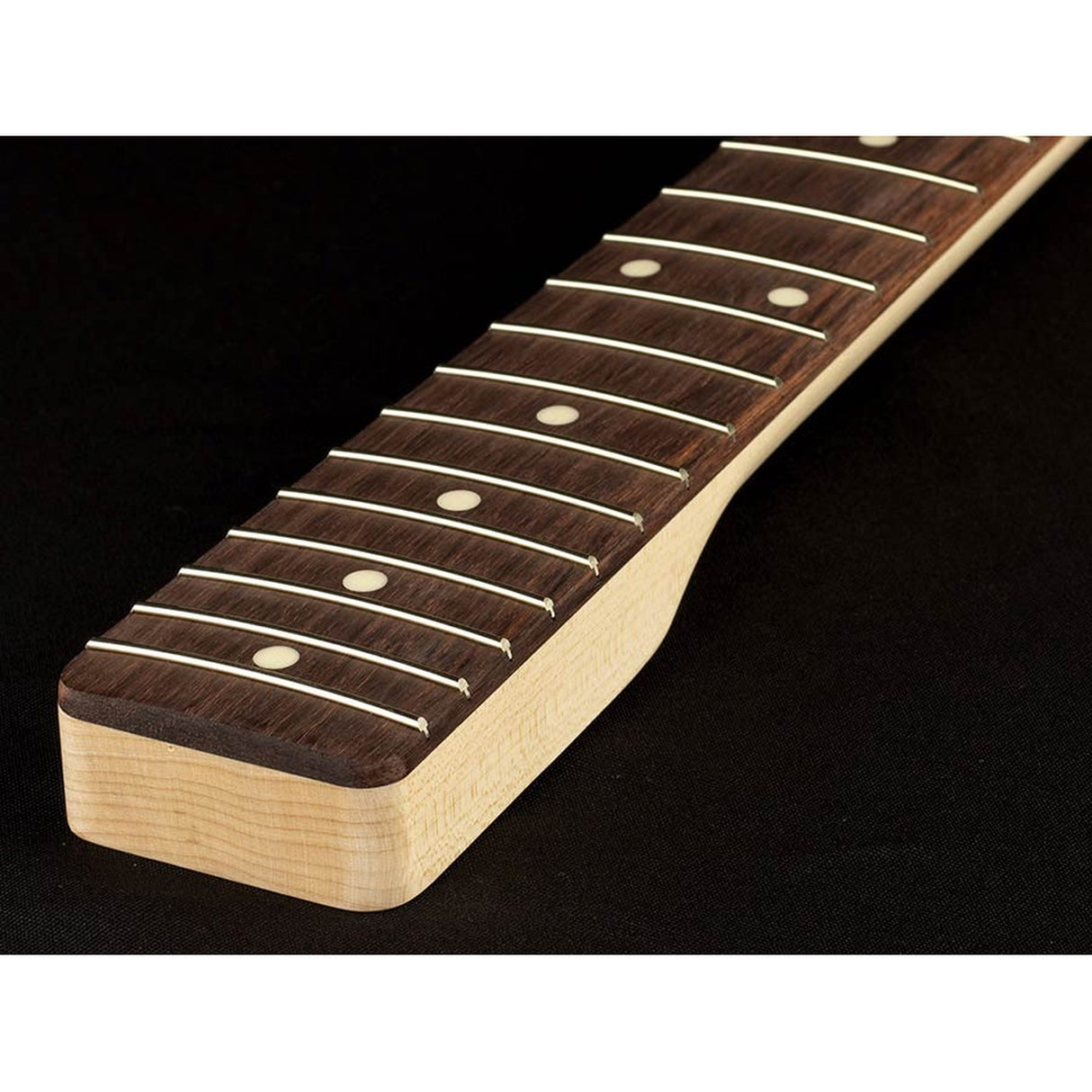 Allparts TROC-MOD neck for Telecaster®, rosewood fretboard, headstock neck adjustment, 10" radius, 21 tall frets