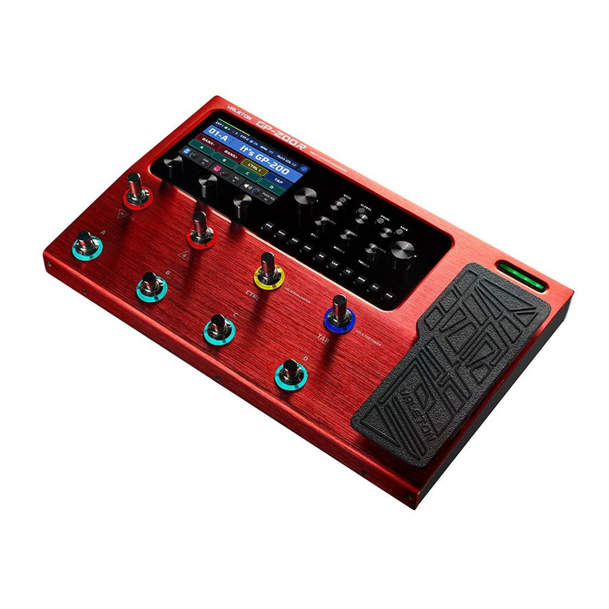 Valeton GP-200R Multi effecten pedaal multi-effects processor IR + amp/cab simulation + effects + looper + audio interface