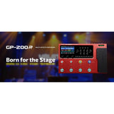 Valeton GP-200R Multi effecten pedaal multi-effects processor IR + amp/cab simulation + effects + looper + audio interface