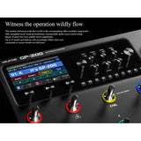 Valeton GP-200R Multi effecten pedaal multi-effects processor IR + amp/cab simulation + effects + looper + audio interface