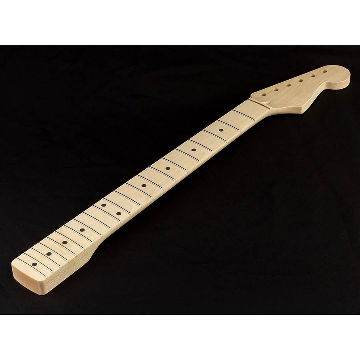 Allparts SMOC-MOD neck for Stratocaster®, maple fretboard, headstock neck adjustment, 10" radius, 21 tall frets