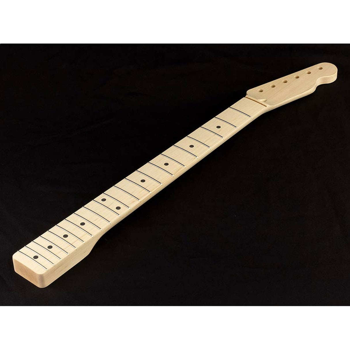 Allparts TMOC-MOD neck for Telecaster®, maple fretboard, headstock neck adjustment, 10" radius, 21 tall frets