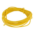 Boston PBW10/YE USA made Gavitt waxed cotton braided push back wire, yellow, 10 feet