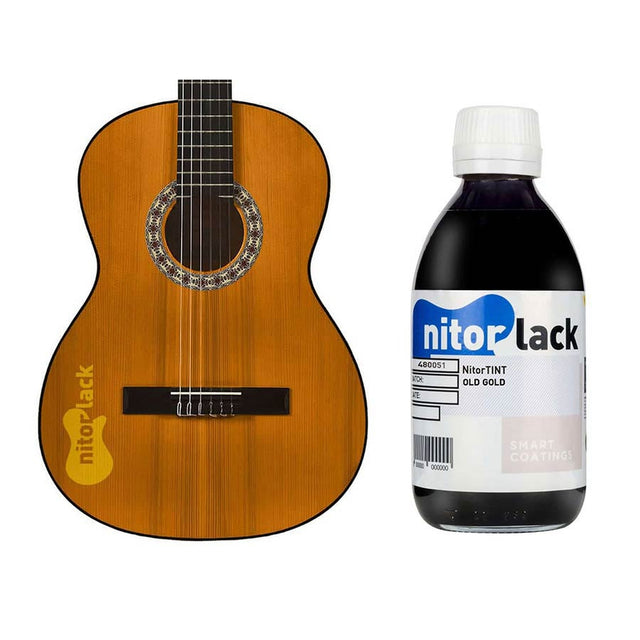 NitorLACK N421179112C Verfdye Oude Goudkleur voor Gitaar - 250ml